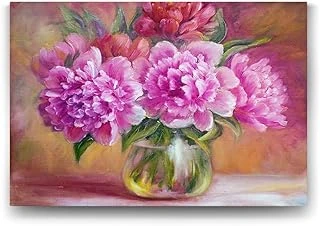 Vazoda Şakayık Tablosu - 100X70Cm ürün görseli 1