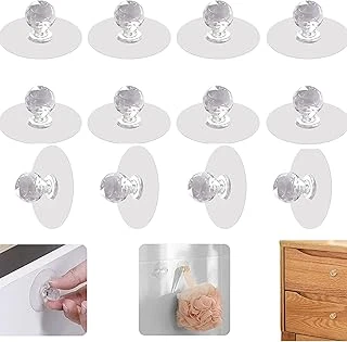 Aee® 10 Adet Çok Amaçlı Yapışkanlı Askı Kulp Tutamaç Tokmak Kapı Pencere Dolap Çekmece Klozet Kapağı Tutacağı Banyo ürün görseli 1