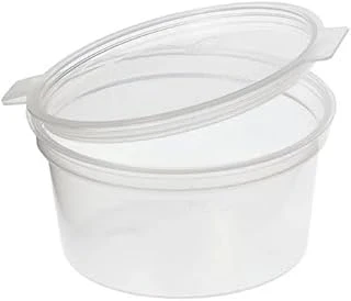 Spelt 30Cc Sert Plastik Mini Kavanoz Eşya Kabı Kapaklı Küçük Ürün Kutusu Sos Kabı 50'Li ürün görseli 1