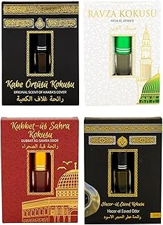 Kabe Örtüsü Kokusu Medine Ravza Kokusu Kubbetül Sahra Kokusu Hacerül Esved Kokusu Alkolsüz Esans 3Ml ürün görseli 1