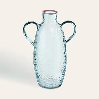 Nanjıng Renkli Borosilikat Cam Vazo 10.5X6.5X15.5 Cm ürün görseli 1