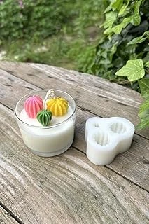 Rufus Ball Mini Üçlü Sukulent Mum Kalıbı (Silikon) ürün görseli 1