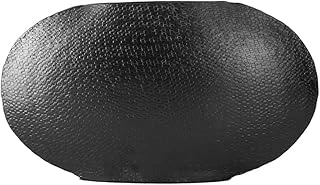 Porland Sia Siyah Oval Vazo 25Cm ürün görseli 1