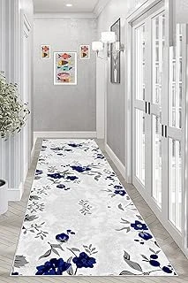 Pelangi Çiçek Desenli Dijital Baskı Yıkanabilir Kaymaz Taban Tutmaz Salon Halı Yolluk, 40 X 40, 955497540407 ürün görseli 1