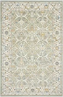 Cool Halı Zaraf Mint Yeşil Halı Etnik Desen İnce Eskitme Halı Oturma Odası Salon Yazlık Halı ürün görseli 1