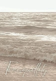 Independently Published Tranquillity: Decorative Coffee Table Book For Display Only (Blank Pages) - Calming Light Beige Beach - Ideal For Living Room Or Bedroom Interior Staging ürün görseli 1