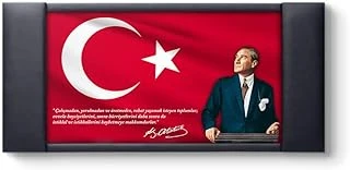 Tabloshop Atatürk Resimli Makam Panosu 200 X 100 ürün görseli 1