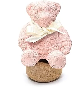 Mi̇ssi̇ Ahşap Kaideli New Baby Kokulu Pembe Ayıcık Seramik Koku Taşı ürün görseli 1