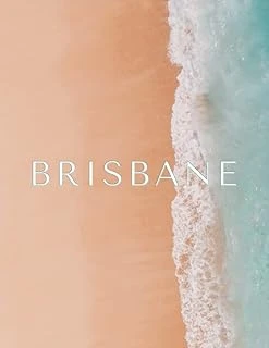 Brisbane - Stackable Display Decorative Coffee Table Book For Coastal Chic Beach House Decor: Great Themed Interior Element For Styling Bookshelves & Built-In Furniture In A Hotel ürün görseli 1