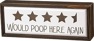 Primitives By Kathy Word Box Tabelası, Would Poop (105209) ürün görseli 1
