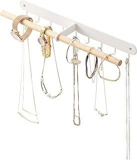Yamazaki Wall-Mounted Accessory Holder Takı Rafı, Çelik, Beyaz, Tek Beden ürün görseli 1
