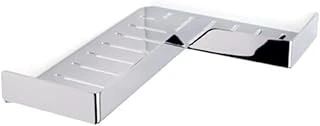 System Banyo Krom Duş Rafı Krom Renk 68X280X280 Mm Beyaz Tek Ebat Ba3006 043 Cr ürün görseli 1