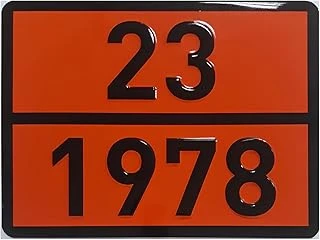 Metal 40X30 Cm Levha (1 Adet) 23-1978 Likit Propan Sıvı Propan Taşımacılığı Tehlikeli Madde ürün görseli 1