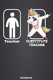 Teacher - Substitute Teacher Notebook: 6'X9' 120 Blank Pages - Calendar Journal | Christmas Present, Birthday Or Graduation Gift Idea For Teachers ... Book Or Diary For Your Favorite Teacher ürün görseli 1