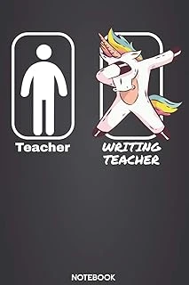 Teacher - Writing Teacher Notebook: 6'X9' 120 Ruled Pages - Calendar Journal | Christmas Present, Birthday Or Graduation Gift Idea For Teachers And ... Book Or Diary For Your Favorite Teacher ürün görseli 1
