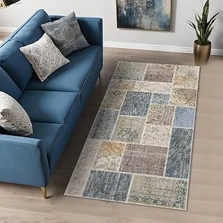 Siense Kadife Kaymaz Pamuk Tabanlı Yıkanabilir Antibakteriyel Salon Halısı 140X200 ürün görseli 1