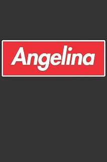 Angelina: Angelina Planner Calendar Notebook Journal, Personal Named Firstname Or Surname For Someone Called Angelina For Christmas Or Birthdays This ... Personolised Custom Name Gift For Angelina ürün görseli 1
