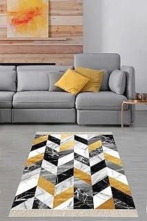 On The Clouds Geometrik Desenli Renk Bloklu Dijital Baskı Yıkanabilir Kaymaz Taban Salon Halısı Bfogeo17, 100 X 250 ürün görseli 1
