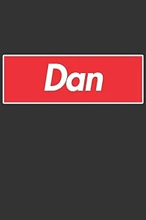 Dan: Dan Planner Calendar Notebook Journal, Personal Named Firstname Or Surname For Someone Called Dan For Christmas Or Birthdays This Makes The Perfect Personolised Custom Name Gift For Dan ürün görseli 1