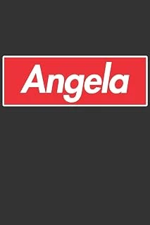 Angela: Angela Planner Calendar Notebook Journal, Personal Named Firstname Or Surname For Someone Called Angela For Christmas Or Birthdays This Makes ... Personolised Custom Name Gift For Angela ürün görseli 1