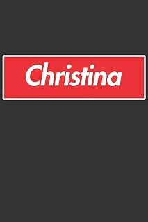 Christina: Christina Planner Calendar Notebook Journal, Personal Named Firstname Or Surname For Someone Called Christina For Christmas Or Birthdays ... Personolised Custom Name Gift For Christina ürün görseli 1