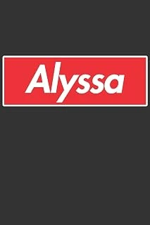 Alyssa: Alyssa Planner Calendar Notebook Journal, Personal Named Firstname Or Surname For Someone Called Alyssa For Christmas Or Birthdays This Makes ... Personolised Custom Name Gift For Alyssa ürün görseli 1