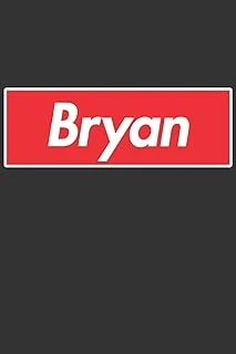 Bryan: Bryan Planner Calendar Notebook Journal, Personal Named Firstname Or Surname For Someone Called Bryan For Christmas Or Birthdays This Makes The Perfect Personolised Custom Name Gift For Bryan ürün görseli 1