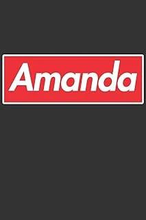 Amanda: Amanda Planner Calendar Notebook Journal, Personal Named Firstname Or Surname For Someone Called Amanda For Christmas Or Birthdays This Makes ... Personolised Custom Name Gift For Amanda ürün görseli 1