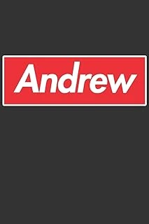 Andrew: Andrew Planner Calendar Notebook Journal, Personal Named Firstname Or Surname For Someone Called Andrew For Christmas Or Birthdays This Makes ... Personolised Custom Name Gift For Andrew ürün görseli 1