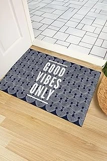 Monnhein Kapı Önü Paspası - Şık Kapı Paspası | Ev, Ofis Dış Mekân Kullanımı İçin (Good Vibes Only) ürün görseli 1