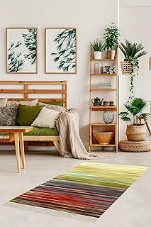 Pelangi Kilim Desenli Etnik Dijital Baskı Yıkanabilir Kaymaz Taban Salon Halı Yolluk, Karışık Renk 80 X 300 ürün görseli 1