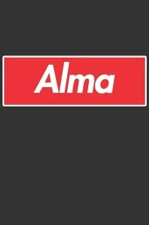 Alma: Alma Planner Calendar Notebook Journal, Personal Named Firstname Or Surname For Someone Called Alma For Christmas Or Birthdays This Makes The Perfect Personolised Custom Name Gift For Alma ürün görseli 1