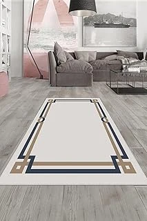 Pelangi Bej Dikme Detaylı Yıkanabilir Kaymaz Taban Tutmaz Salon Halısı Yolluk, Gri 40 X 40, 1358087404005 ürün görseli 1