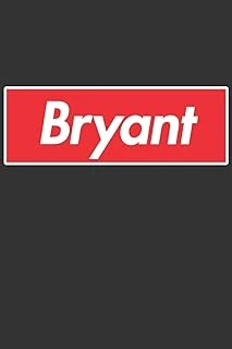 Bryant: Bryant Planner Calendar Notebook Journal, Personal Named Firstname Or Surname For Someone Called Bryant For Christmas Or Birthdays This Makes ... Personolised Custom Name Gift For Bryant ürün görseli 1