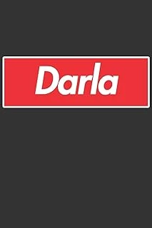 Darla: Darla Planner Calendar Notebook Journal, Personal Named Firstname Or Surname For Someone Called Darla For Christmas Or Birthdays This Makes The Perfect Personolised Custom Name Gift For Darla ürün görseli 1