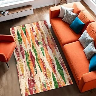 Colorina Kadife Kaymaz Pamuk Tabanlı Yıkanabilir Antibakteriyel Salon Halısı 200X300 ürün görseli 1