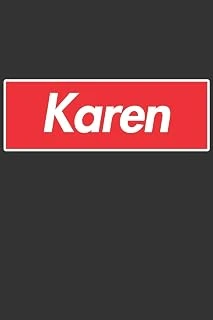 Karen: Karen Planner Calendar Notebook Journal, Personal Named Firstname Or Surname For Someone Called Karen For Christmas Or Birthdays This Makes The Perfect Personolised Custom Name Gift For Karen ürün görseli 1