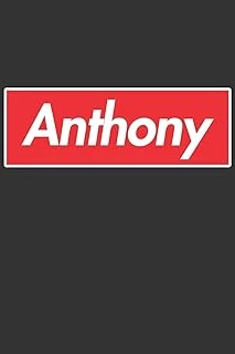 Anthony: Anthony Planner Calendar Notebook Journal, Personal Named Firstname Or Surname For Someone Called Anthony For Christmas Or Birthdays This ... Personolised Custom Name Gift For Anthony ürün görseli 1