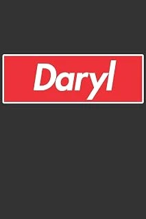 Daryl: Daryl Planner Calendar Notebook Journal, Personal Named Firstname Or Surname For Someone Called Daryl For Christmas Or Birthdays This Makes The Perfect Personolised Custom Name Gift For Daryl ürün görseli 1