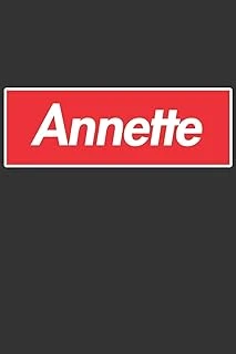 Annette: Annette Planner Calendar Notebook Journal, Personal Named Firstname Or Surname For Someone Called Annette For Christmas Or Birthdays This ... Personolised Custom Name Gift For Annette ürün görseli 1