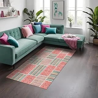 Henry Kadife Kaymaz Pamuk Tabanlı Yıkanabilir Antibakteriyel Salon Halısı 200X300 ürün görseli 1