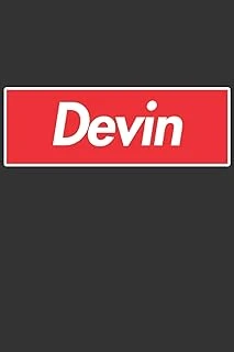 Devin: Devin Planner Calendar Notebook Journal, Personal Named Firstname Or Surname For Someone Called Devin For Christmas Or Birthdays This Makes The Perfect Personolised Custom Name Gift For Devin ürün görseli 1