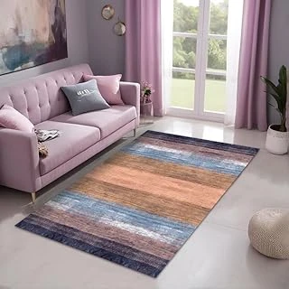Alnas Kadife Kaymaz Pamuk Tabanlı Yıkanabilir Antibakteriyel Salon Halısı 160X230 ürün görseli 1
