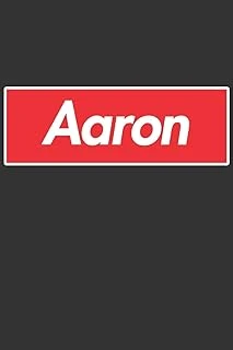 Aaron: Aaron Planner Calendar Notebook Journal, Personal Named Firstname Or Surname For Someone Called Aaron For Christmas Or Birthdays This Makes The Perfect Personolised Custom Name Gift For Aaron ürün görseli 1