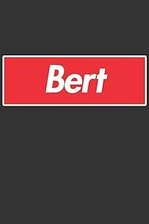 Bert: Bert Planner Calendar Notebook Journal, Personal Named Firstname Or Surname For Someone Called Bert For Christmas Or Birthdays This Makes The Perfect Personolised Custom Name Gift For Bert ürün görseli 1