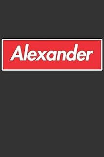 Alexander: Alexander Planner Calendar Notebook Journal, Personal Named Firstname Or Surname For Someone Called Alexander For Christmas Or Birthdays ... Personolised Custom Name Gift For Alexander ürün görseli 1