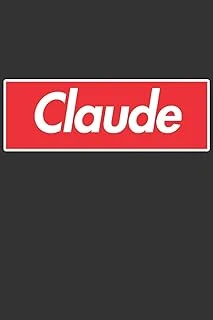 Claude: Claude Planner Calendar Notebook Journal, Personal Named Firstname Or Surname For Someone Called Claude For Christmas Or Birthdays This Makes ... Personolised Custom Name Gift For Claude ürün görseli 1