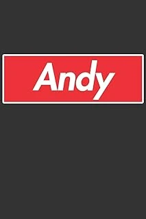 Andy: Andy Planner Calendar Notebook Journal, Personal Named Firstname Or Surname For Someone Called Andy For Christmas Or Birthdays This Makes The Perfect Personolised Custom Name Gift For Andy ürün görseli 1