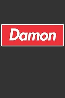Damon: Damon Planner Calendar Notebook Journal, Personal Named Firstname Or Surname For Someone Called Damon For Christmas Or Birthdays This Makes The Perfect Personolised Custom Name Gift For Damon ürün görseli 1