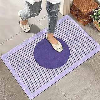 Monnhein Kapı Önü Paspası - Şık Kapı Paspası | Ev, Ofis Dış Mekân Kullanımı İçin (Lavender Harmony) 45X65 ürün görseli 1
